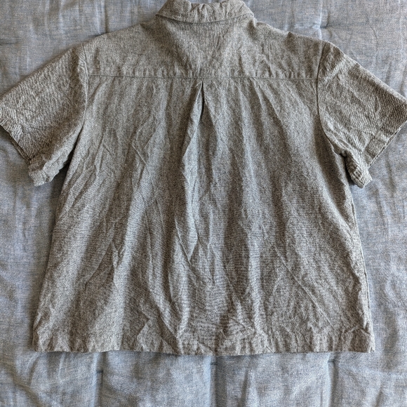 Sotela Grey Button Up, Boxy Fit - Picture 2 of 5